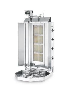 Plynový gril na kebab, HENDI, Profi Line, 230V/16W, 13kW, 735x745x(H)1110mm