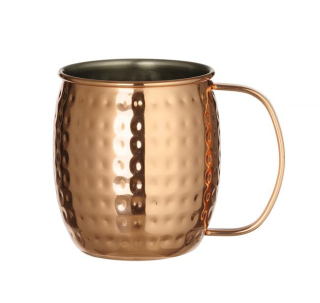 Medený džbán, BarUp, 0,5L, Medená, ⌀97x(H)100mm