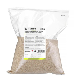 Bio leštiaci granulát pre stroje na leštenie príborov, HENDI, Granulát do leštičky 3 kg Rental | 976562