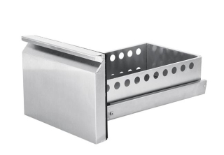Zásuvka s vodiacimi lištami pre chladiace a mraziace stoly Profi Line s bočným agregátom – súprava 2 ks, Arktic, Profi Line, 300x545x(H)145mm
