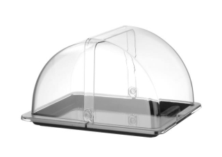 Servírovací podnos RollTop, HENDI, GN 1/2, Čierna, 325x265mm