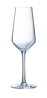 Pohár Vina Juliette na šampanské, Arcoroc, 230 ml, 0,23 l, Priehľadná, sada 6 ks, Ø72 × 218 mm | N5082