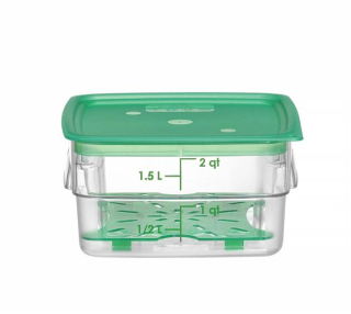 Nádoba na potraviny CamSquares Fresh Pro, Cambro, 1,9 l, Priehľadná, 191 × 191 × 98 mm | 2SFSPROCW135