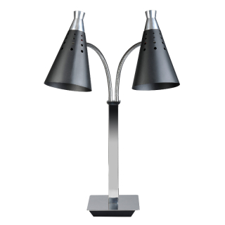 T-Collection ohřívací lampa flexibilní 230 V, dvojitá, černá
