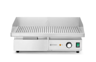 Ribbed grilovacia doska, HENDI, Budget Line, 220-240V/3000W, 550x430x(H)240mm
