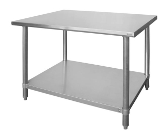 Centrálny pracovný stôl, HENDI, Budget Line, 1000x600x(H)850mm