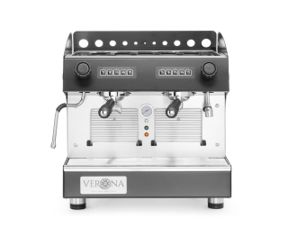 Kávovar JULIA Compact, 2 pákový, automatický, čierny, HENDI, Čierna, 230V/2700W, 475x563x(H)530mm